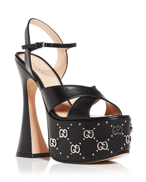 gucci heel sandal|high heel gucci sandals women.